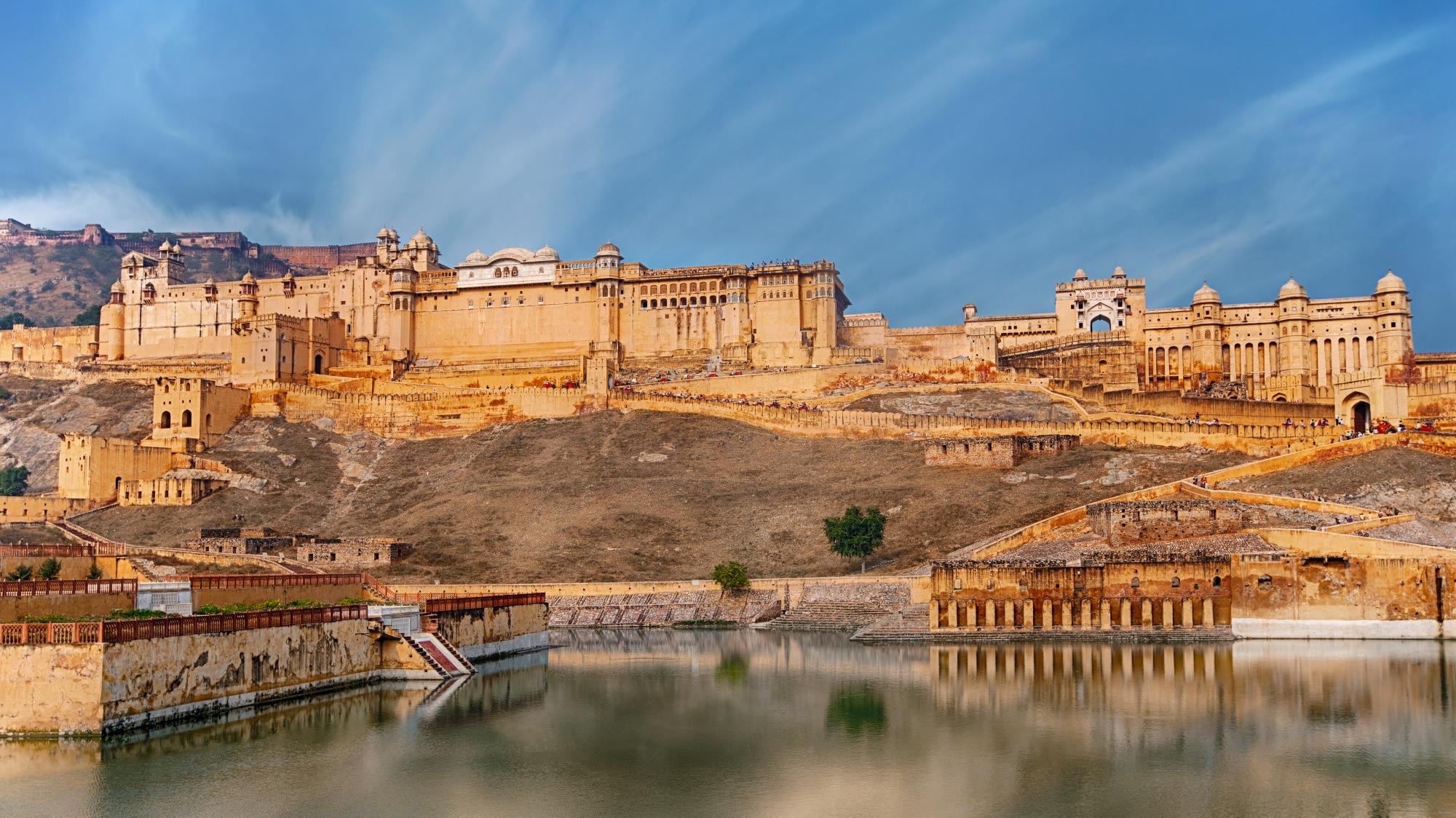 Capture the vibrant charm of Jaipur in India, a captivating stop on the journey to Australia spanning 21 countries, tailored for self-flying pilots. Immerse yourself in the rich history, colorful culture, and stunning architecture of the famed 'Pink City