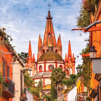 San Miguel de Allende, a charming small town hidden away in the highlands of Guanajuato