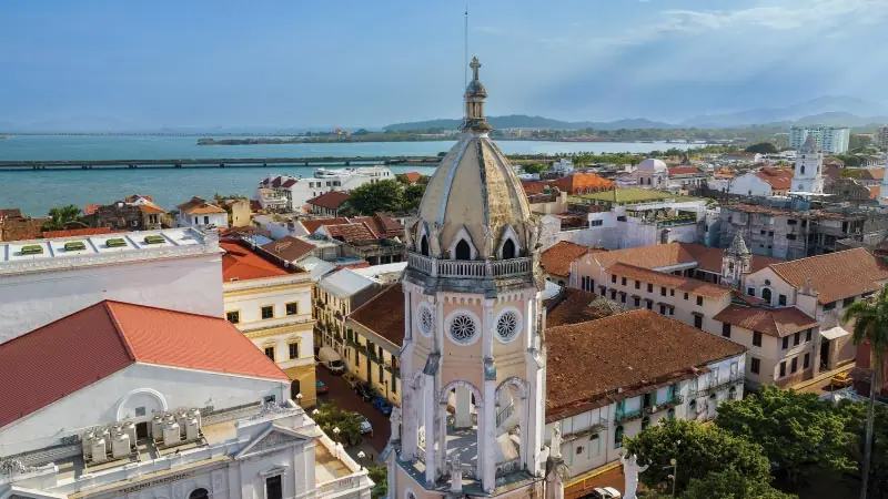 Casco Viejo, Panama: Explore the historic charm of Panama City's Old Town, a captivating stop on our self-flying adventure for pilots. Panama Canal: Witness the engineering marvels of the Panama Canal, the final destination of our extraordinary journey.